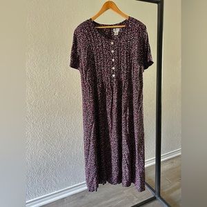 Black Dress with flowers